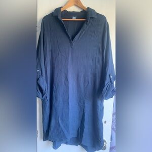 RipSkirt brand , Travel Dress in “ Nearly Navy “